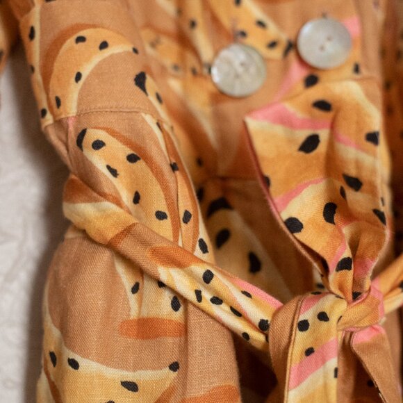 FARM Rio Linen Banana Jumpsuit - Picture 2 of 5